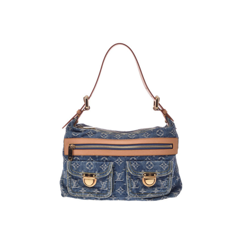 Louis Vuitton Denim Baggy Denim Blue Long Strap